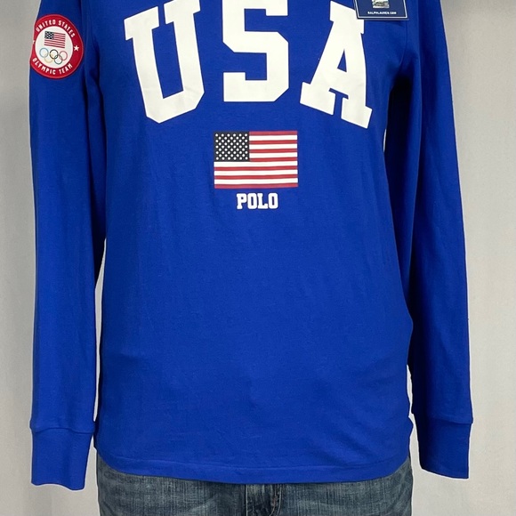 Polo Ralph Lauren Small Team USA Olympics Limited Graphic Long Sleeve Brand New - Picture 2 of 6
